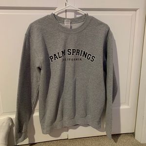 Women’s Palm Springs Grey Crewneck